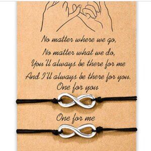 Pinky Promise Infinity Bracelets - 2pc